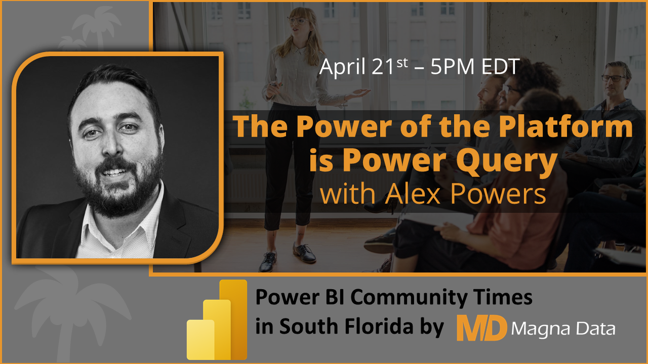 Power BI Community Times by Magna Data Event Banner